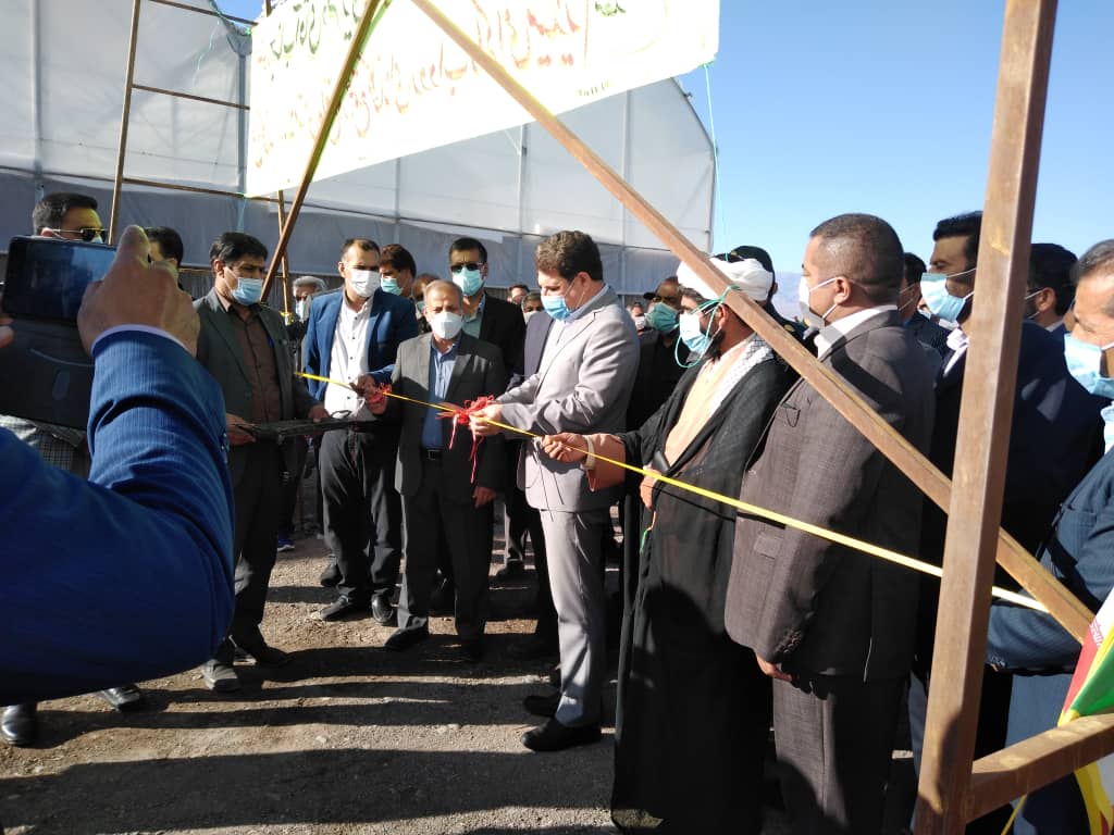 افتتاح یک طرح گلخانه هیدروپونیک در مجتمع گلخانه ای روداب نرماشیر