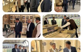 بازدید استاندار کرمان از خانه صنایع دستی «تلفیق هنر»