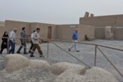 بازدید کاروان راهیان پیشرفت بسیج رسانه ای کرمان از طرح های بم