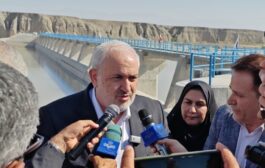 با حضور وزیر نیرو: بند انحرافی نجف اباد جیرفت به بهره برداری رسید