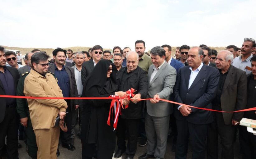 افتتاح ۱۷ کیلومتر از باند دوم محور «کرمان _ بافت» با حضور استاندار کرمان و معاون وزیر راه و شهرسازی