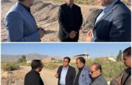 بازدید فرماندار و نماینده مردم زرند و کوهبنان از پروژه جاده سلامت